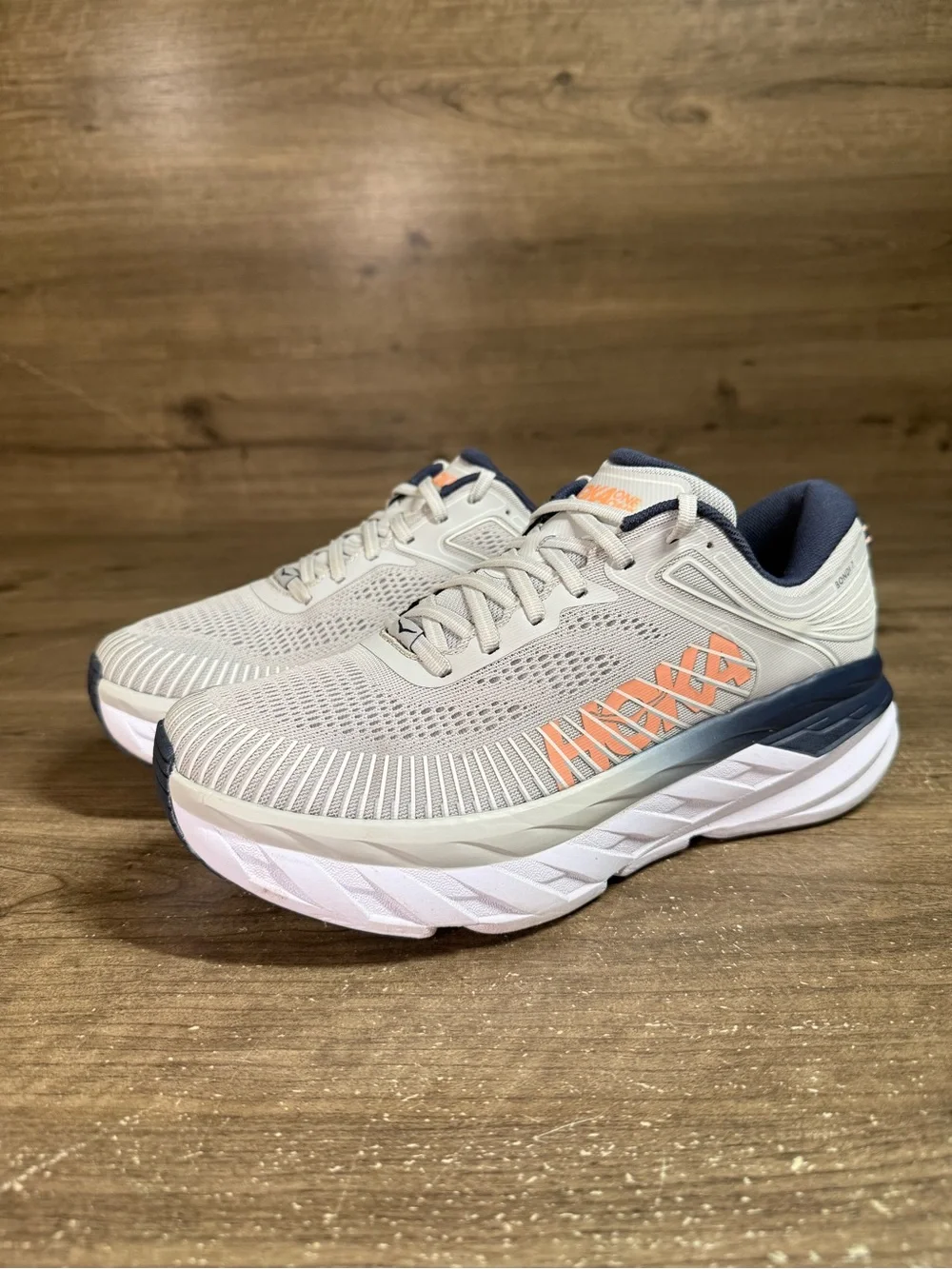 Hoka One One W Bondi 7 Men's Running Athletic Shoes